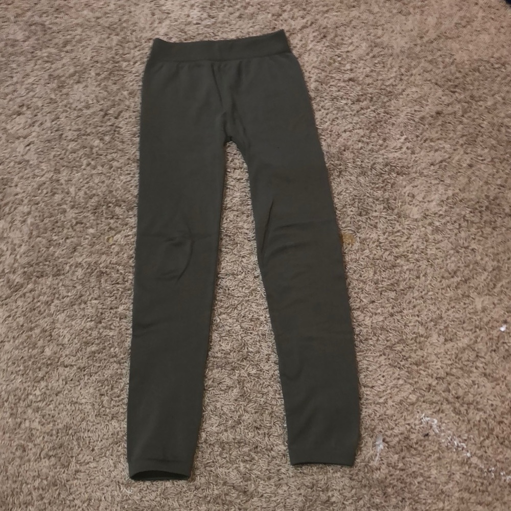 Olive green tights/leggings